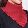 Schal Halstuch Für Damen Winter Falscher Kragen Schals für Damen Nackenwärmer Damen Herren Rollkragen Schal Gestrickt