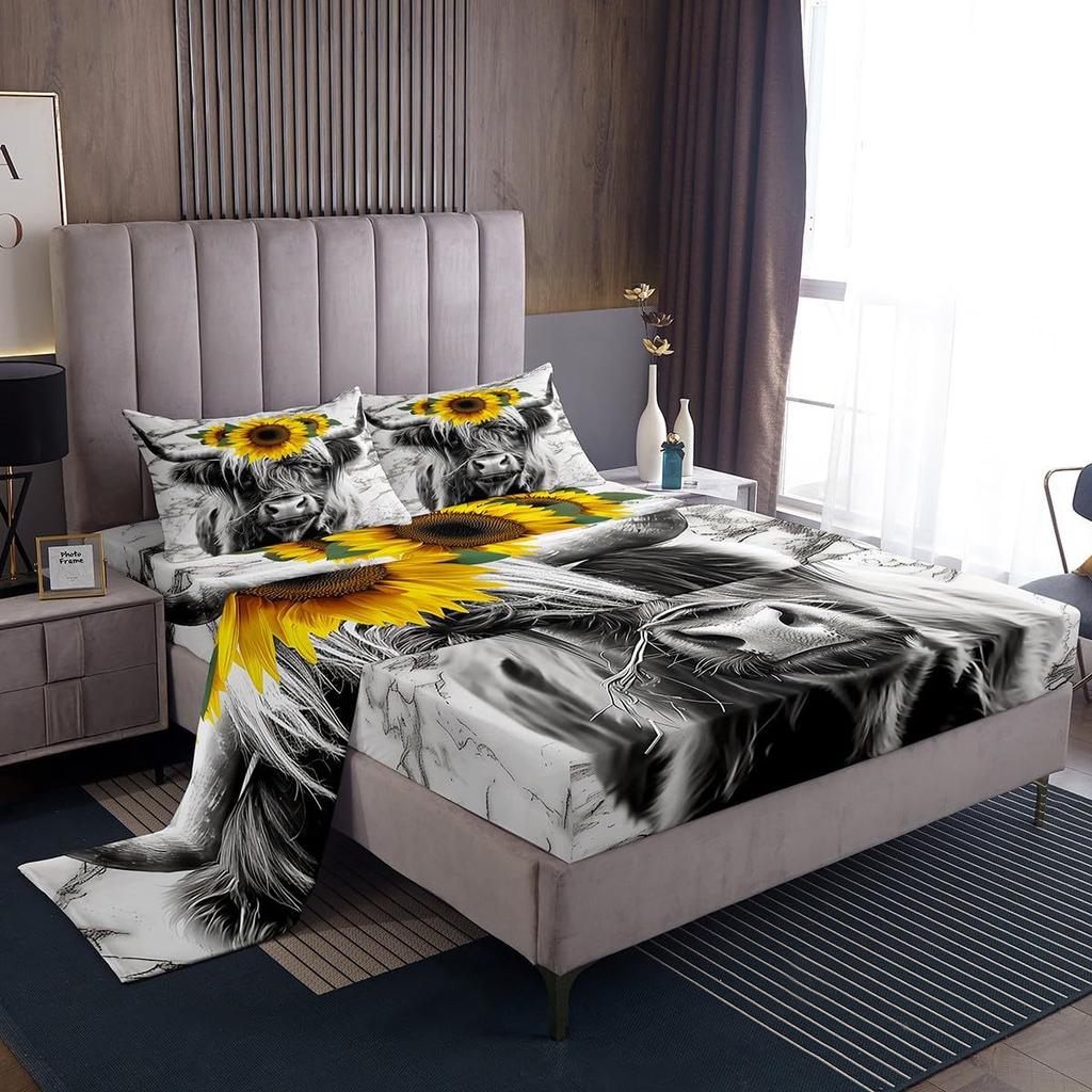 Gamepad Pattern Mattress Four-Piece Bedding Set Bedroom Dormitory Bedding Decoration