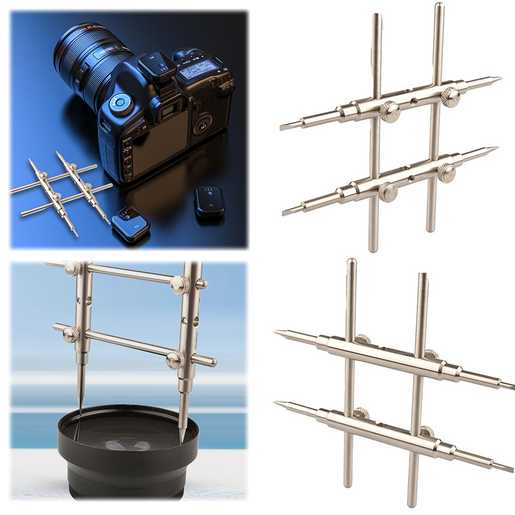 Professionelles Kameraobjektiv-Schlüsselwerkzeug-Set Verstellbar 25-130mm Edelstahl Reparaturwerkzeug für Nikon DSLR SLR