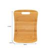 Large Curved Bamboo Cutting Board Ultra Thick Durable Reversible Food Safe SGS Certified Anti Warp with Handle Drip Edge Kitchen
