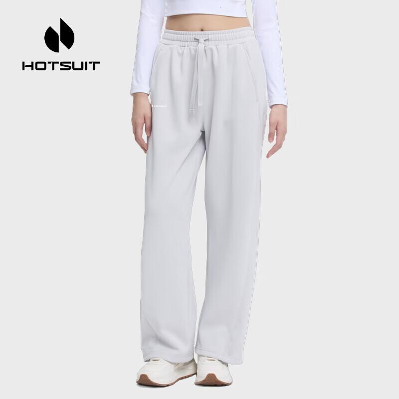 

HOTSUIT Women s Fleece-Lined Wide-Leg Sweatpants XL