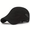 1pc Summer Lightweight Mesh Breathable Beret Cap, Newsboy Cap For Outdoor Running Sports