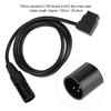 D tAP Female To XLR 4pin Male Adapter Power Cable Adapt XLR To D tAP Female Cord 100cm