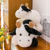 23/38cm Baby Goat&Cow Plush Doll Lying Big Horns Goat Toys Cute Animal Plush Toys  Room Decoration