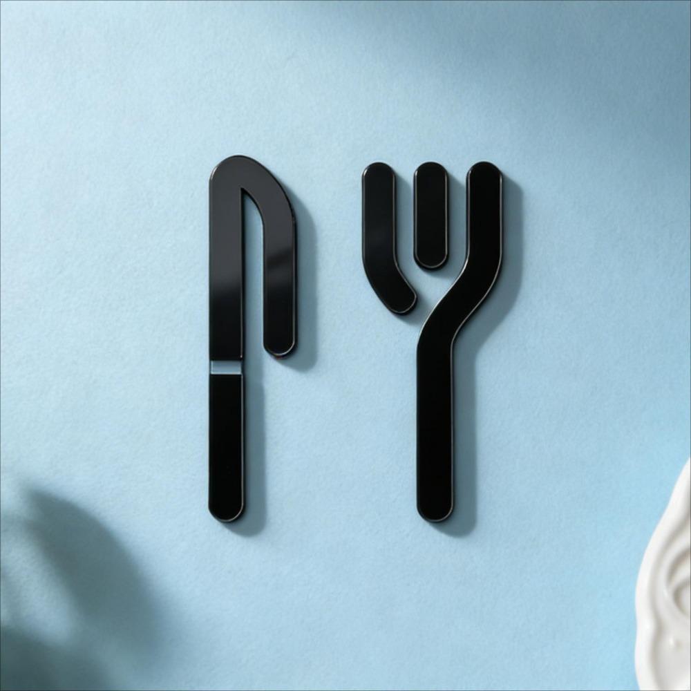 Laser Cut Acrylic 3D Self Adhesive Iron Art Door Decoration for Buffet Party Christmas Halloween