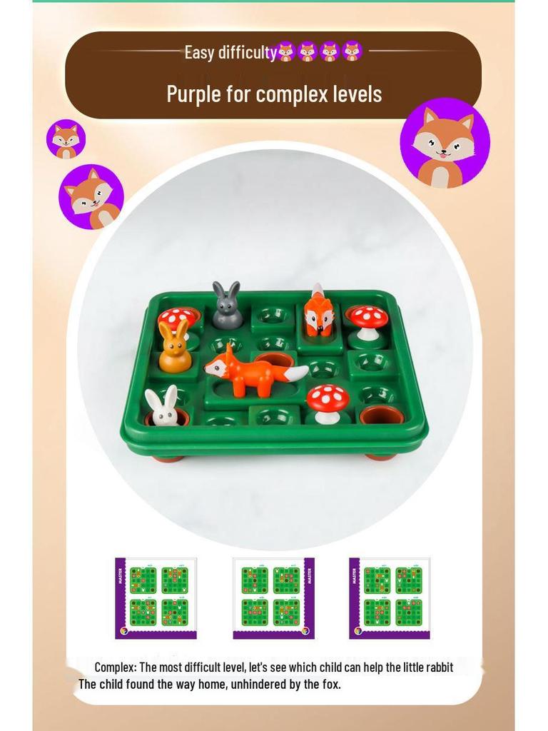 Xingtong Hüpfendes Kaninchen Logisches Denken Herausforderung Puzzle Spielzeug