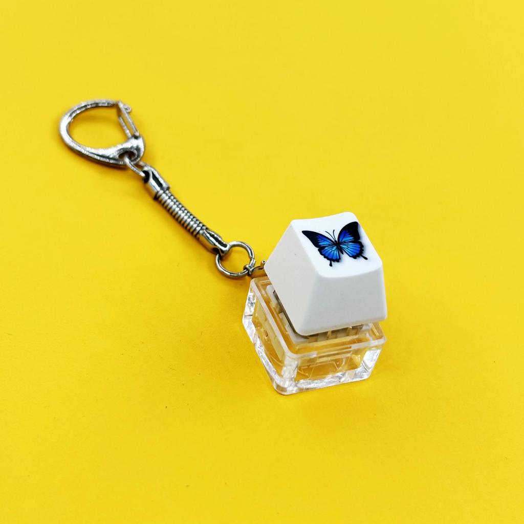 Tastaturtaste Spielzeug Party Stressabbau DIY Fidget Knopf Tastenkappe Fidget Schlüsselanhänger Tastatur Schlüsselanhänger Spielzeug Finger Tastatur