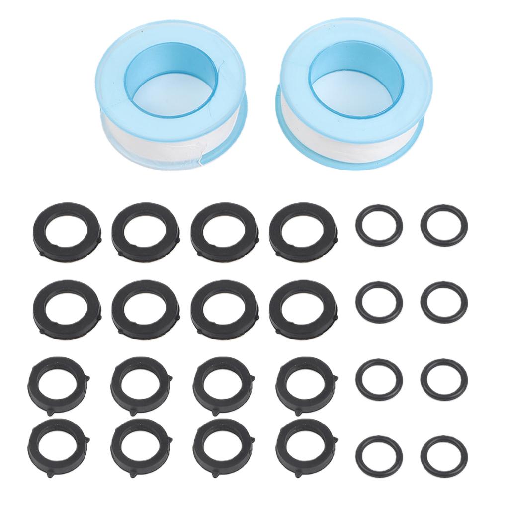 Seal Tape Sealing Rings Rubber 26pcs/Set Hose Washer 16 Mm O-rings Black/white Home High Quality Nice Portable