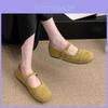 Mary Jane Flat Shoes For Women Spring Pu Casual Daily Wear