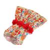 Floral Dog Dress Colorful Flower Pattern Soft Girls Puppy Clothes for Small Dogs Cats Wedding Valentines Daily Wearing S