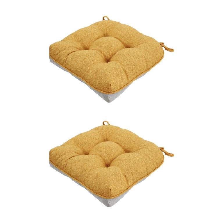 Thick Square Chair Cushion Features Nonslip Base Ideal For Home Offices And Restaurant Seatings
