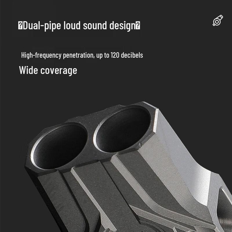 Titanium Alloy Outdoor Survival Whistle