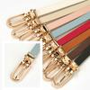 Women Candy Color Waist Strap Thin Belt For Lady Girls Pants Jeans Dress Belt Alloy Pin Buckle Waistbands Adjuestable