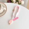 Original Bold Anti-Drop Portable Rope Mobile Phone Lanyard Small Fresh Ice Cream Pendant Bracelet Braided Rope Clip Female
