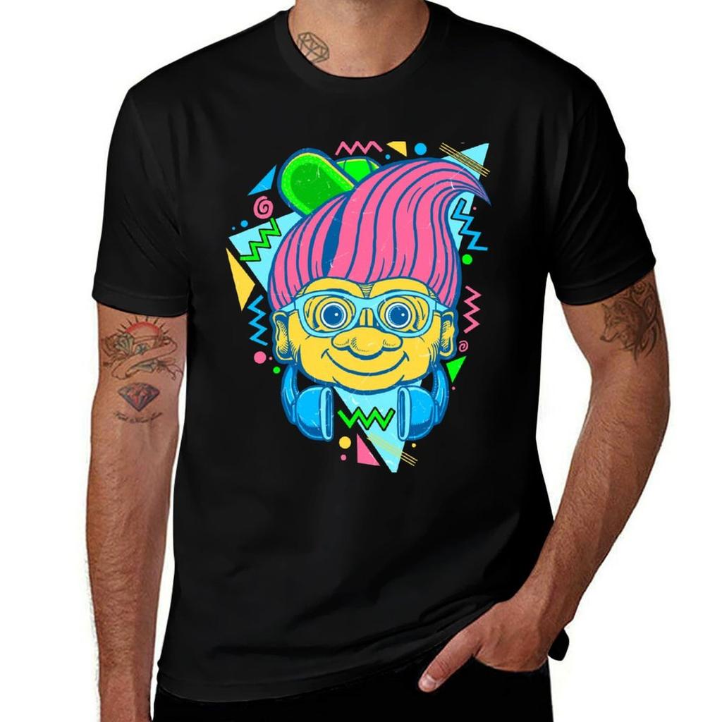 90s Hip Troll TShirt t shirts for man cotton cotton t shirt pack TShirt