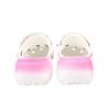 Crocs Classic Platform Clog Court Elf Peach Pink Love Gift Box Retro Beach Hole Shoes Women's Pink White