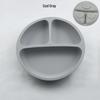 Spot Silicone Divided Baby Plate - Suction Bowl for Infant Feeding and Training