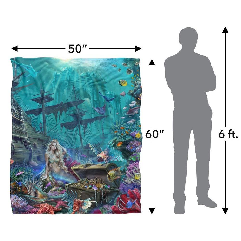 JQ Licensing Silky Mermaid Supersoft Blanket