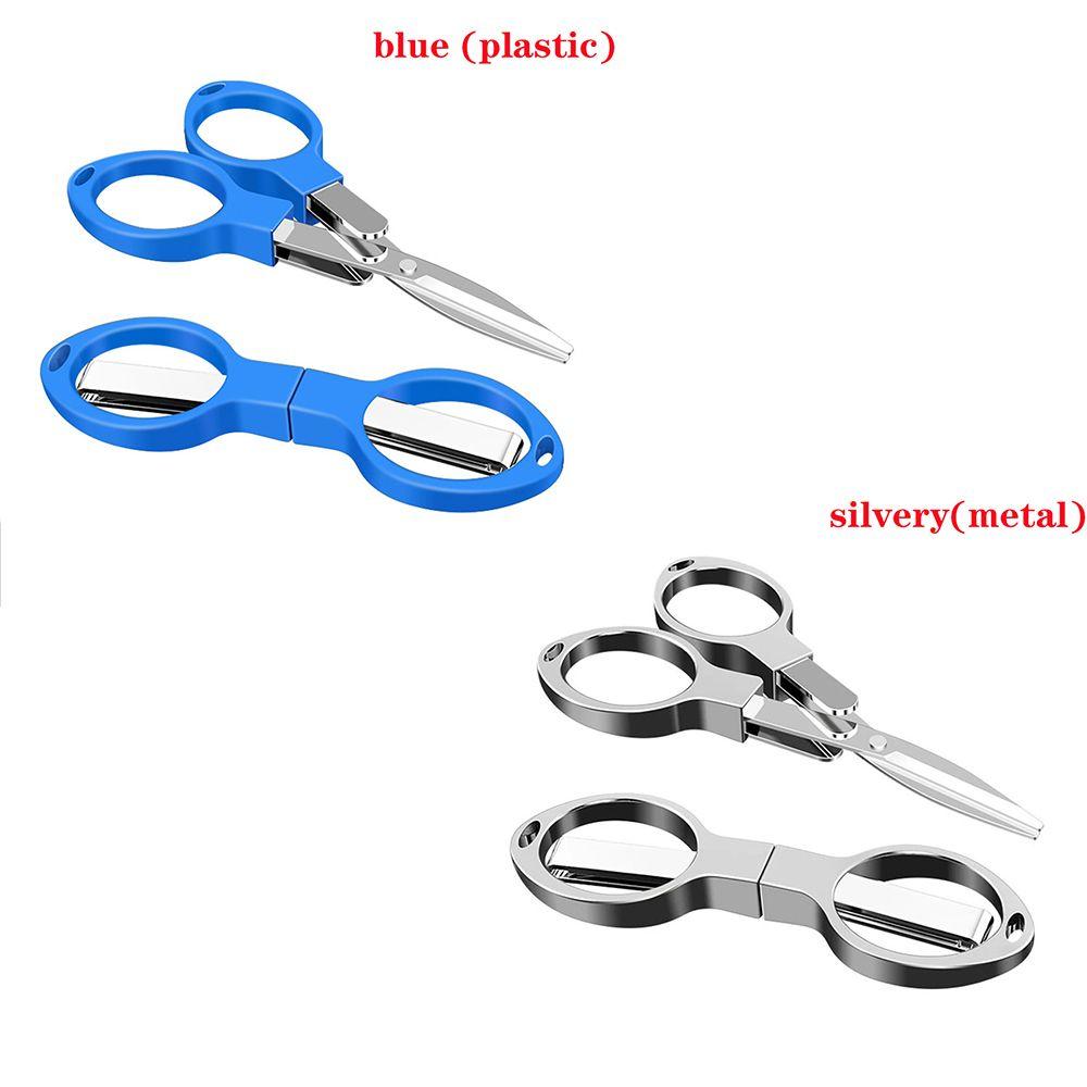 Mini Pesca Accessories Keychain Scissors PE Line Cutter Fly Fishing Cut Tool Fish Tackle Gear