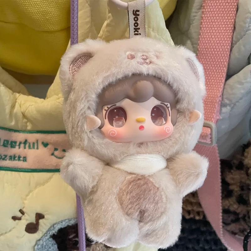 Original Yooki V4 Take A Bite Of Bear Series Plush Blind Box Cute Little Bear Plush Pendant Doll Bag Decoration Accessories Gift
