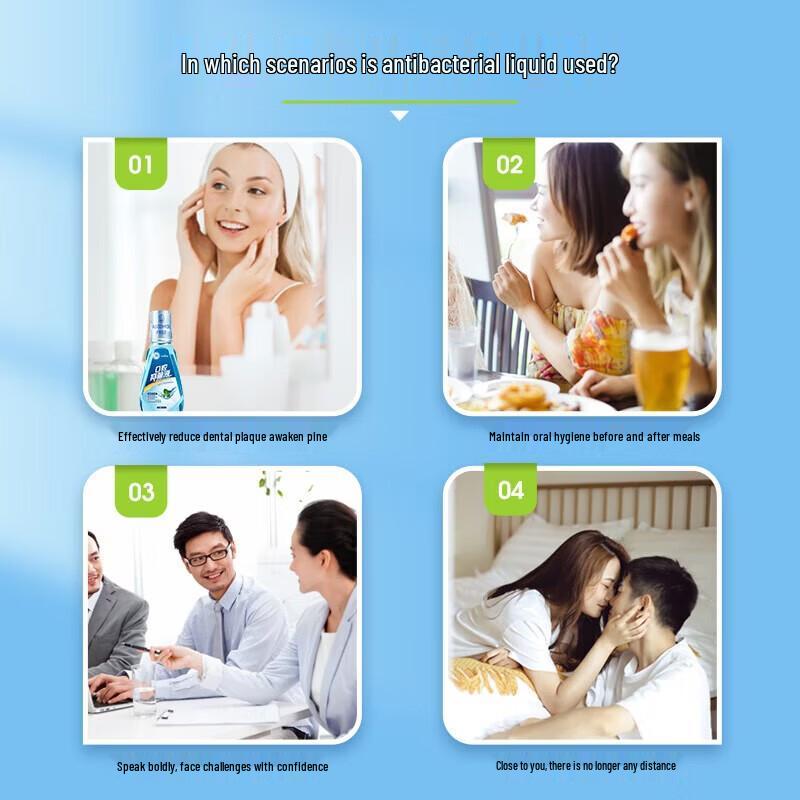 LYISOSAN Mint Antibacterial Mouthwash