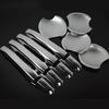 FUNDUOO For Honda Civic 4 Door Sedan 2006 2007 2008 2009 2010 2011 New Chrome Door Handle + Cup Bowl Cover Free Drop