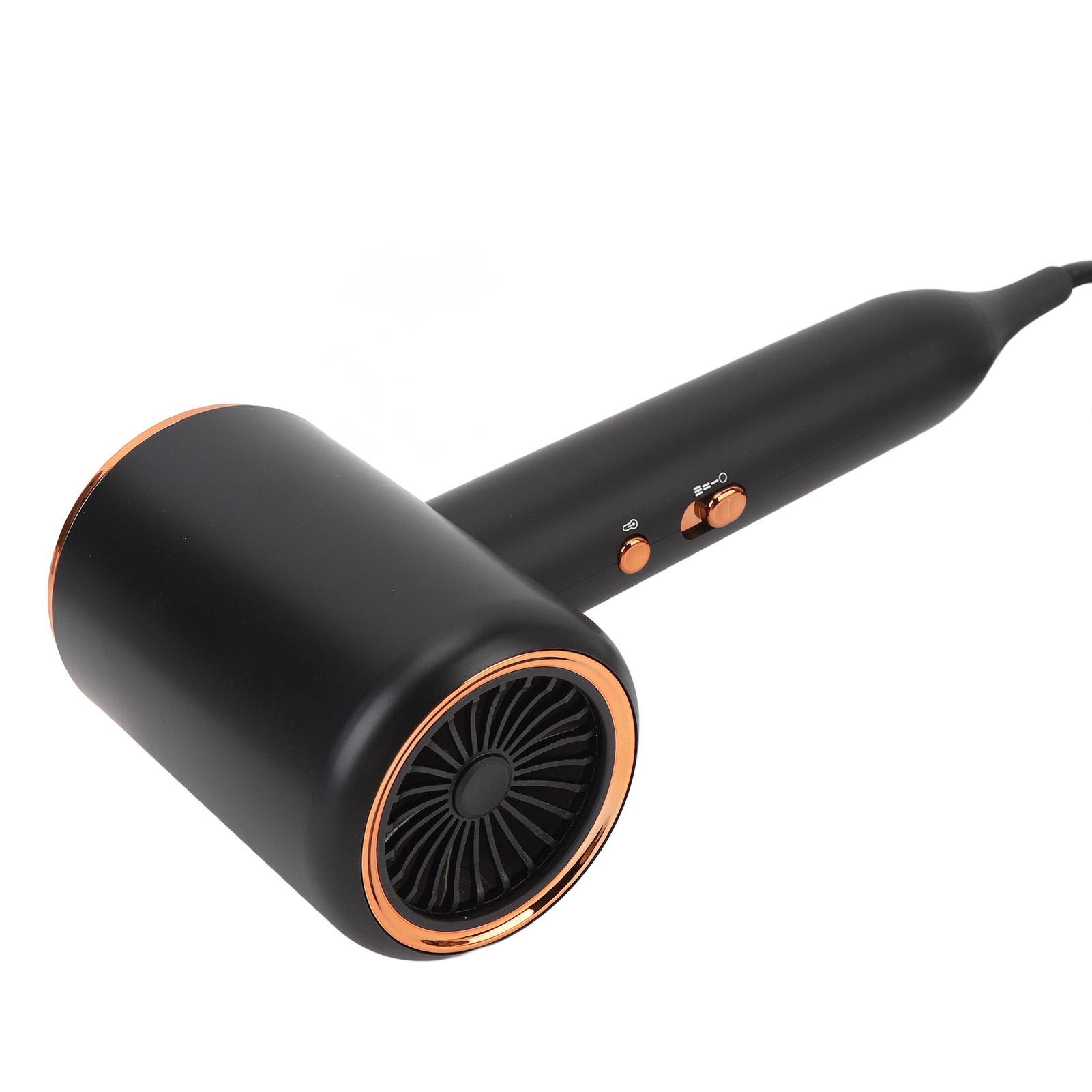 

Фен с ионизацией 20000 об/мин Быстрая сушка Низкий уровень шума 2 температурных режима 3 скорости воздушного потока Фен US Plug чёрный