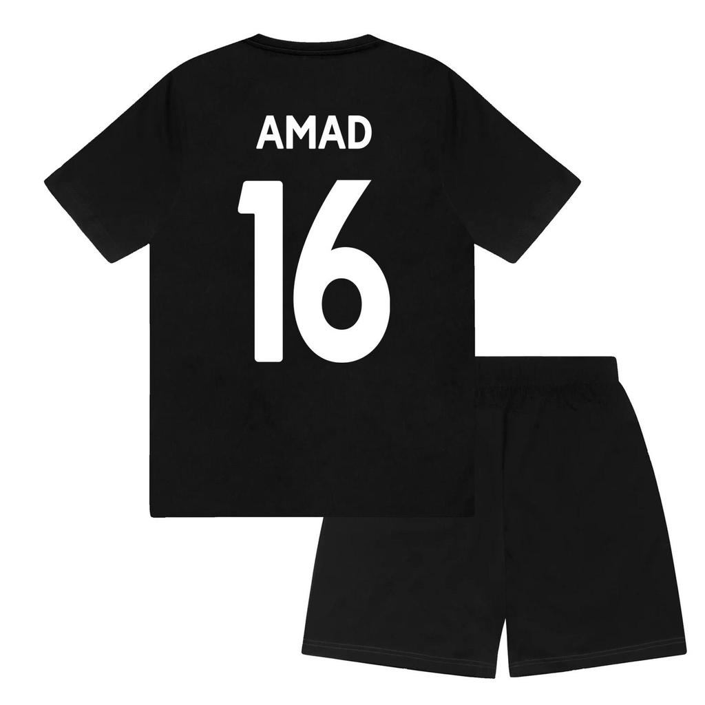 Manchester United FC Boys Amad 16 Sublimated Short Pyjama Set