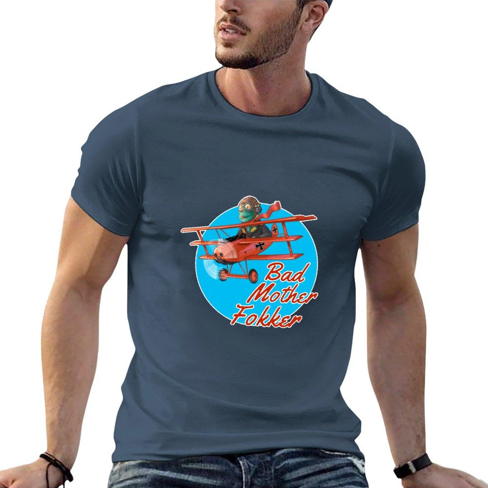 Bad Mother Fokker Tshirt T Shirt Unisex 100 Cotton Luxury Brand T Shirt Personalised Tshirt S