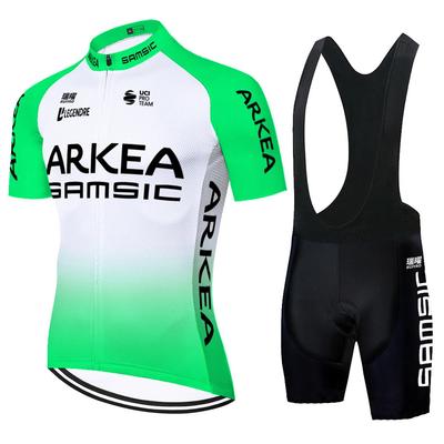 Summer Quick Dry Tour De France Cycling Shirt Men's and Women's Breathable Cycling Suit Set 2026 Summer Breathable Cycling Suit Set