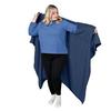 Wearable Blanket for Women Men Soft Plush Blanket with Pocket Sleeves Warm Couch Bed Blanket for Dorm Bedroom Flights