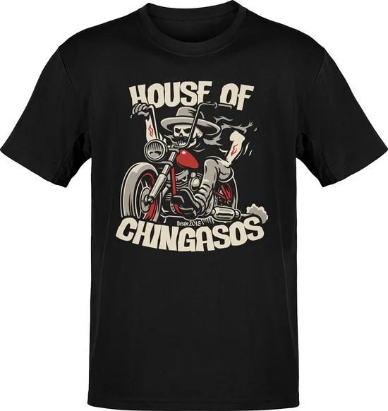 House Of Chingasoss Biker Graphic Tee S