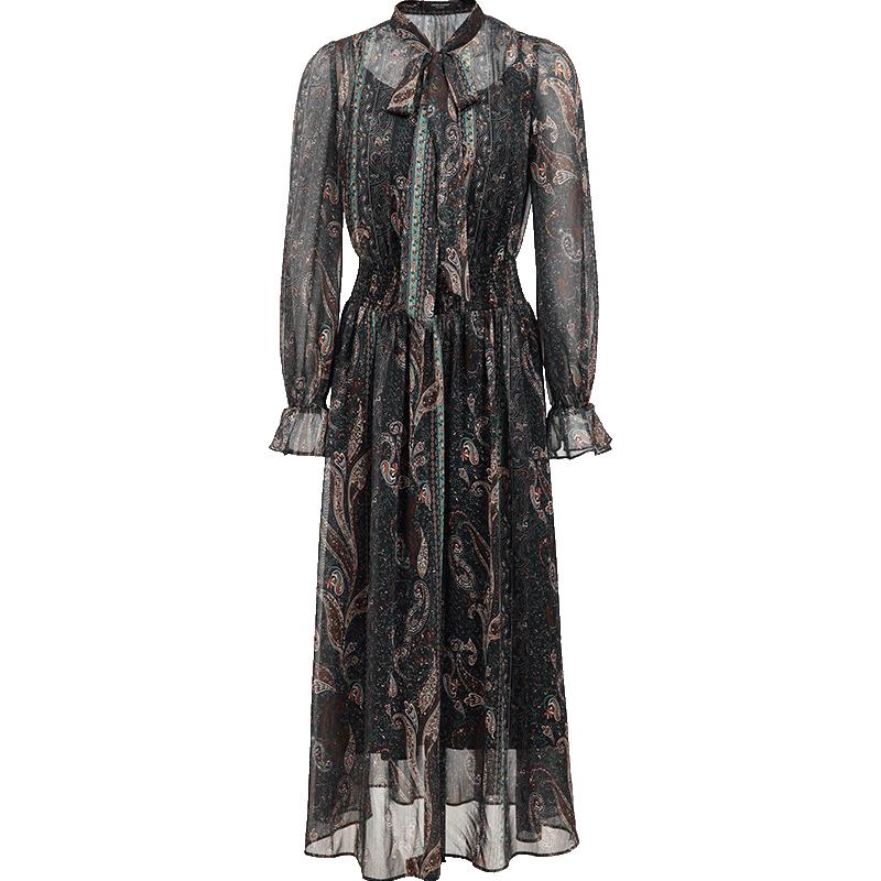 VERO MODA 2026 Autumn French Romantic Floral Maxi Dress XL