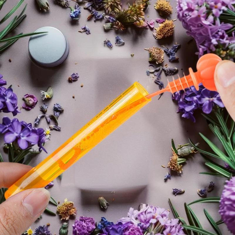 10Pcs 4.5Ml Halloween Wand Empty Tube Colorful Bubble Soap Bottle Kids Halloween Party Favors Pinata Filler Toys Gifts For Guest