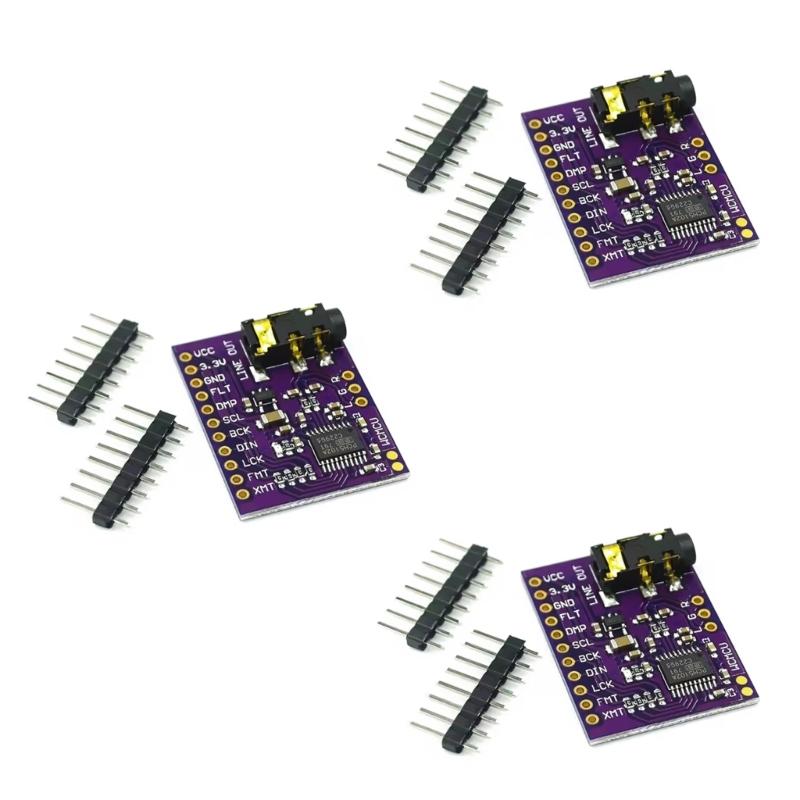 Compactly Digital Audios Converters Module I2S Interfaces Digital Decoders Module For Raspberry DIY Audios Projects