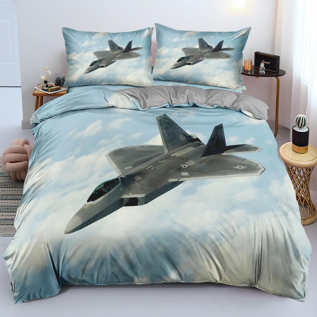 Fighter Bedding Three-Piece 90-120G Sanded Cloth 3D Digital Printing, Available