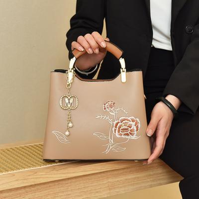 Mother's Day Gift 2025 New Embroidery New Chinese-style Large-capacity Portable Lady Mother Bag Atmospheric Messenger Girl