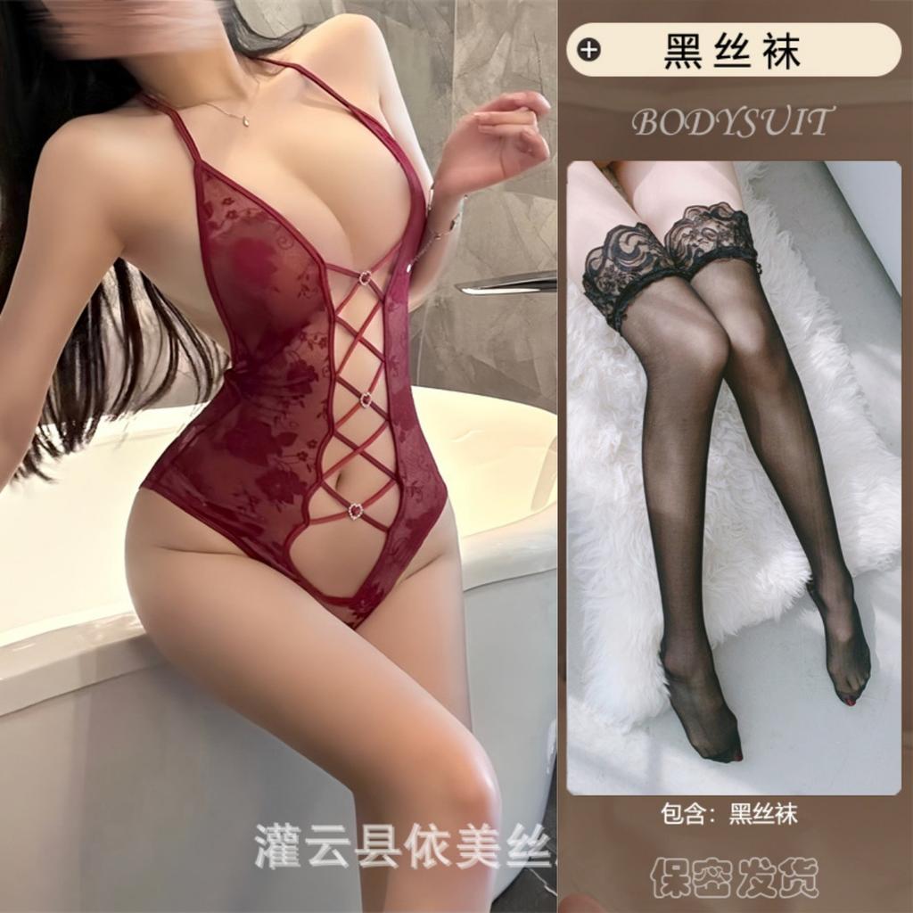 Sex underwear free small chest sm neck onesie perspective uniform temptation large size pure desire suit
