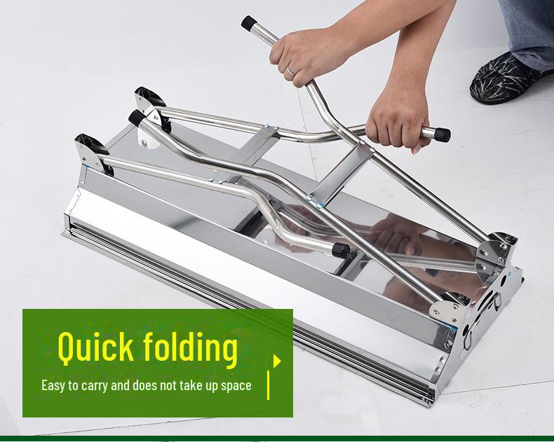 Velký přenosný bezdýmný skládací gril na dřevěné uhlí pro venkovní grilování