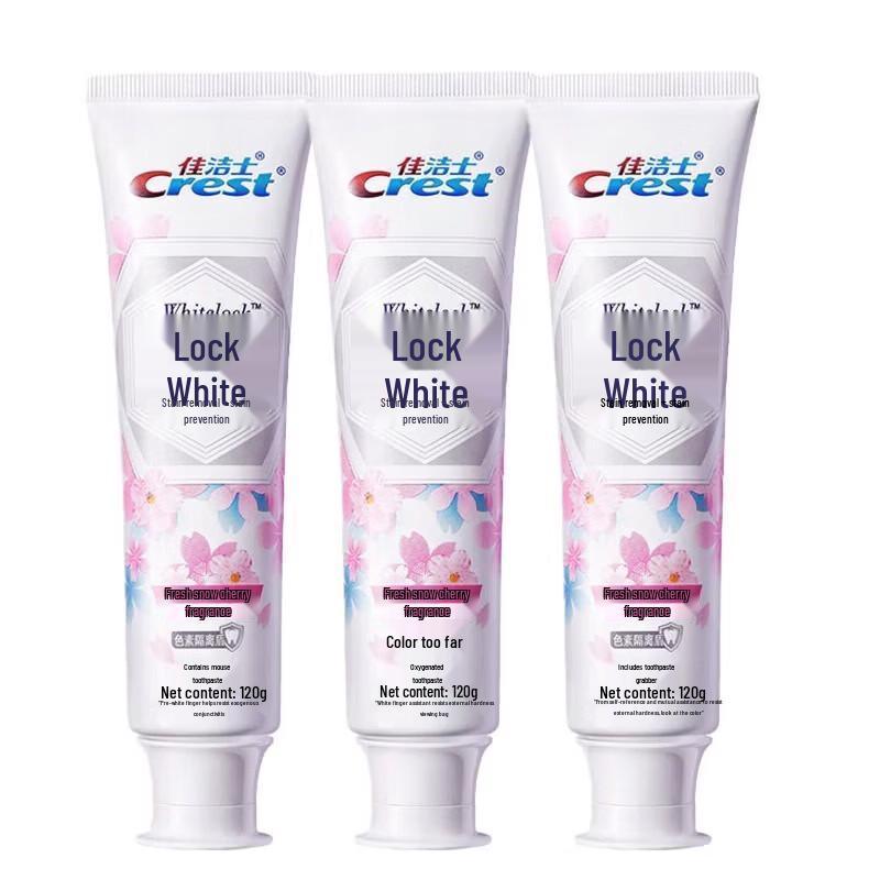 Crest Dual-Color Lock White Toothpaste