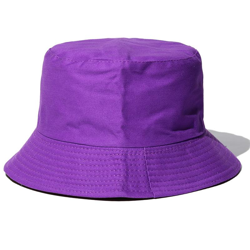 Solid Cotton Bucket Hats For Women Men Student Autumn Winter Unisex Folding Caps Hip Hop Gorros Outdoor Casual Panama Bucket Cap