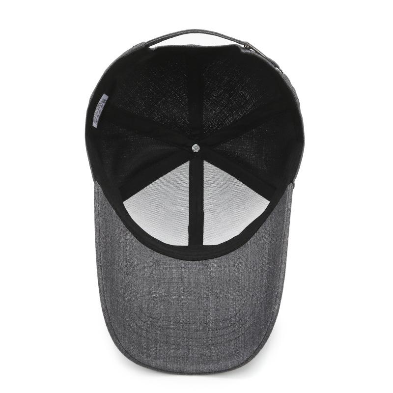 Fade-resistant Hats for Middle-aged and Older Men: New-style Long-brimmed Baseball Caps for Sun Protection and a Youthful, Fashionable Look
