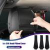VLKO3 Ice Silk Headrest Cover Breathable Cooling For Citroen C4 C3 C5 C1 C2 Berlingo Celysee Cactus Picasso Aircross Saxo Grand