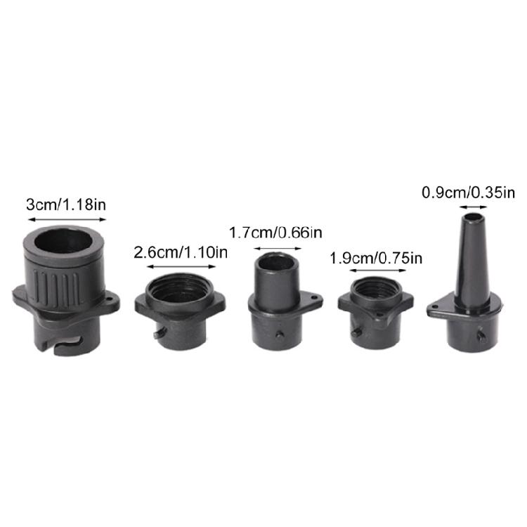 Inflatable Boats Airs Valves Adapter 4 Nozzle Conversion Head Leakproof Valves Connector Kayak Airs Valves Connector