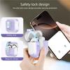 Secure Lock Design Protective Cover With Hiddens Phone Holder Compatible for Pro3 Earbuds Charging Case Shell Holder