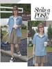 Korean Style Fashion Casual Retro Loose Short-Sleeved Top