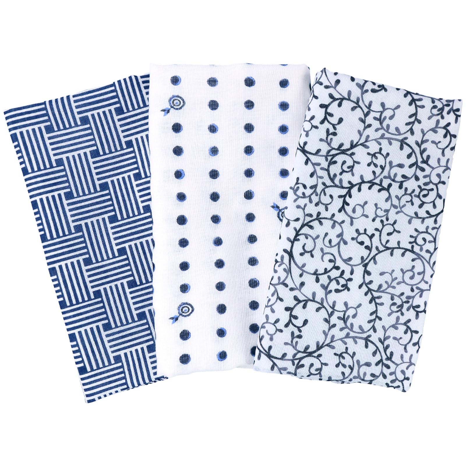 

Cluster Tenugui Washed Gauze with Finish and Patterns Set of Japanese-made (Tenugui) Double-Layered Anti-Fray [Ajiro Check, Octopus, Bean-Squeezed /
