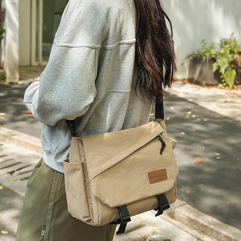 Tooling Messenger Bag Women'S Leisure Trendy Brand Large Capacity Student Sports Backpack Boys Canvas Messenger Bag Single Shoulder