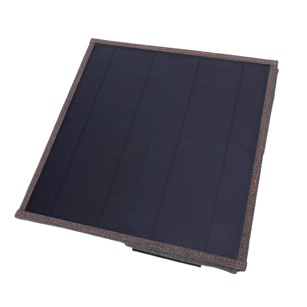 Portable Solar Panel Pack Kit 15W 5V Output Monocrystalline Silicon Foldable USB Charger with