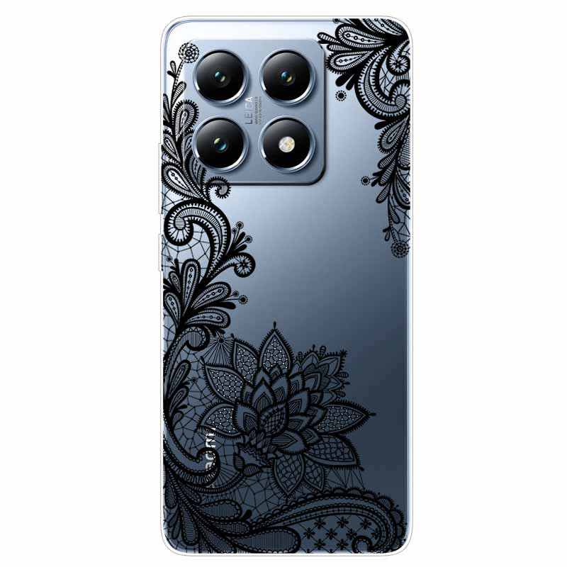 For Xiaomi 14T Case Transparent Cute Soft Silicone TPU Coque for Xiaomi 14t Pro Phone Cover Clear Capa Mi14T 14 t 14tPro Shells